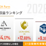 2026年1月度｜収益率ランキング